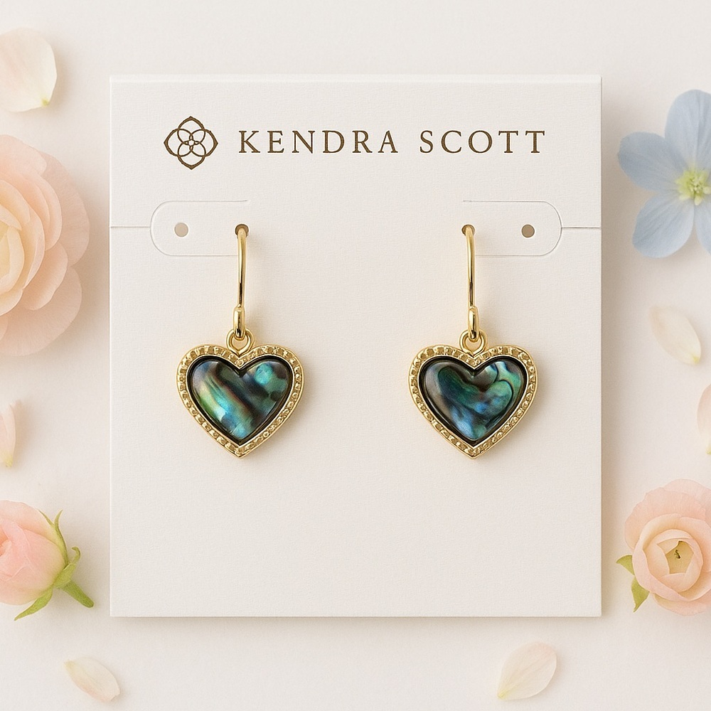 Kendra Scott Ari Heart Drop Earrings